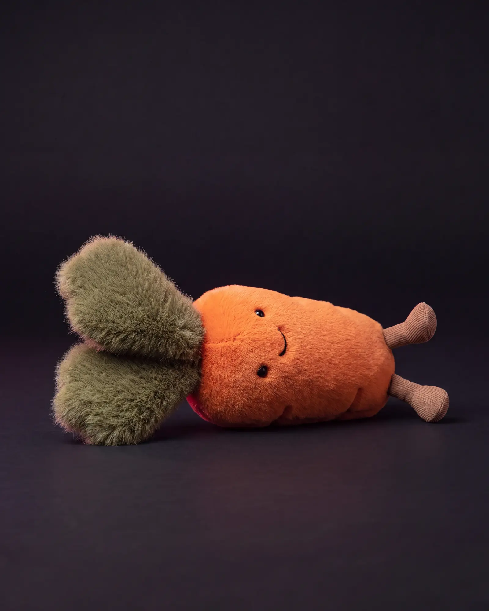 Amuseables Carrot, 어두운 스튜디오 배경.