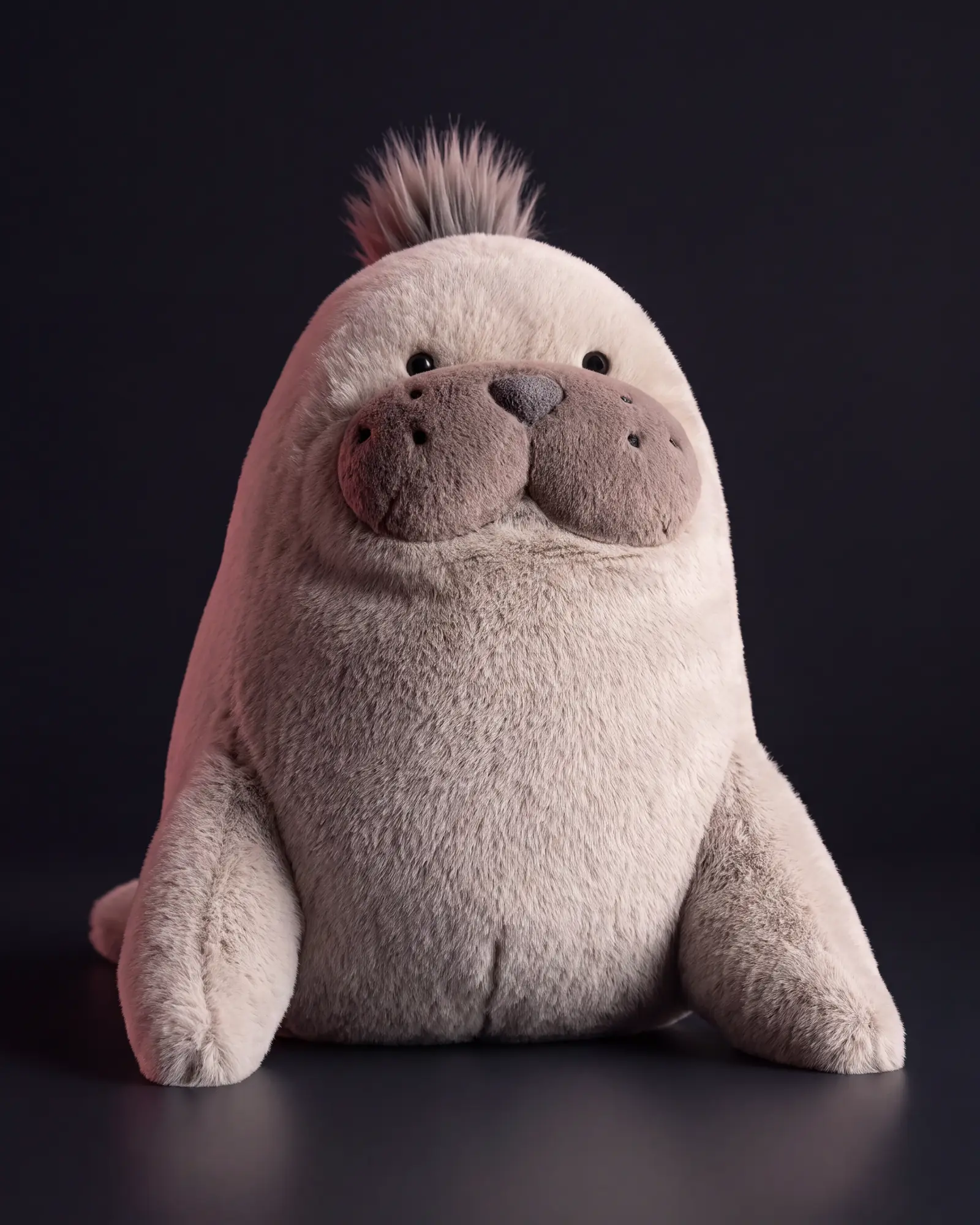 Roarwell Sea Lion, 어두운 스튜디오 배경.